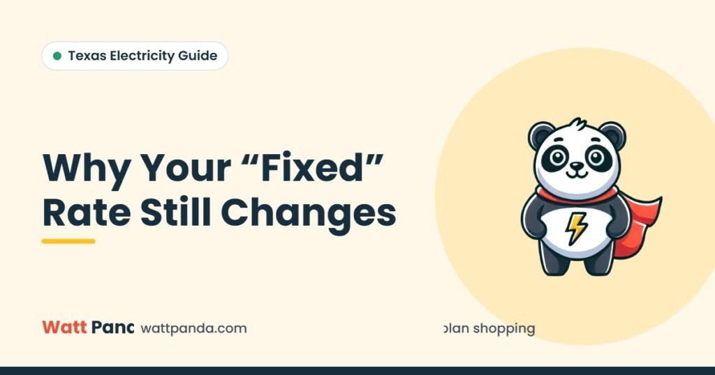Why Your “Fixed” Rate Still Changes – Watt Panda guide illustration with the Watt Panda mascot