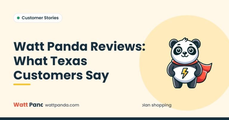 Watt Panda Reviews: What Texas Customers Say – Watt Panda guide illustration with the Watt Panda mascot
